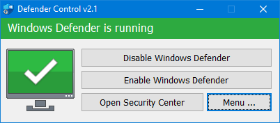 Windows版Kangle开通SQLServer数据库教程,windows_defender_is_running.png,kangle,windows,宝塔面板,cdn,nginx,第4张